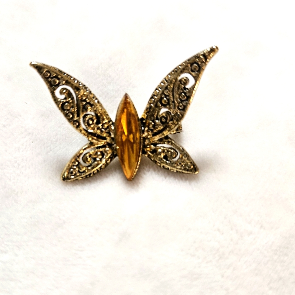Vintage butterfly pin